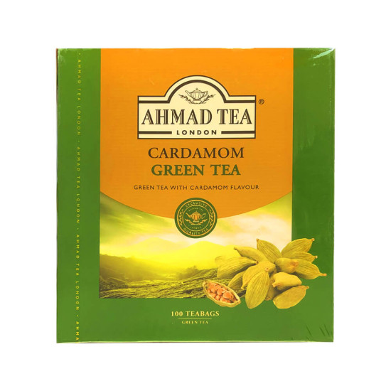 AHMAD TEA CARDAMOM GREEN TEA 100X2G AHMAD TEA CARDAMOM GREEN TEA 100X2G