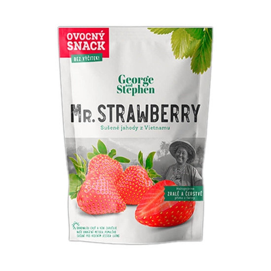 Sušené ovocný snacky celé jahody 40G Sušené ovocný snacky celé jahody 40G