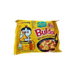 Samyang Buldak Cheese – Pálivé sýrové kuřecí nudle, 140 g