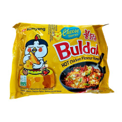 Samyang Buldak Cheese – Pálivé sýrové kuřecí nudle, 140 g