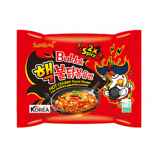 Samyang Buldak kuřecí ramen 2x pálivé 140g Samyang Buldak kuřecí ramen 2x pálivé 140g