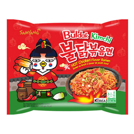 Samyang Instantní Ramen Hot Chicken Kimchi Nudle 135g Samyang Instantní Ramen Hot Chicken Kimchi Nudle 135g
