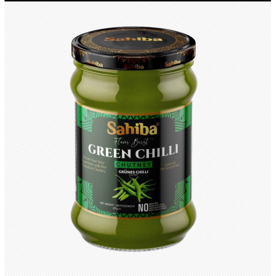 Sahiba zelená chilli omáčka 275g Sahiba zelená chilli omáčka 275g