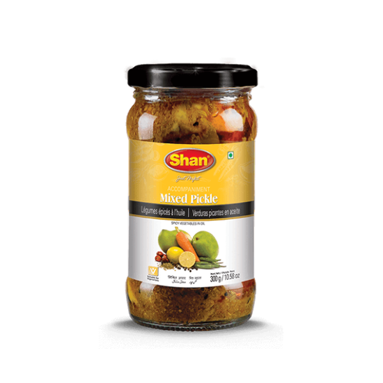Shan Smíšené Nakládané (Mixed Pickle) 300G Shan Smíšené Nakládané (Mixed Pickle) 300G