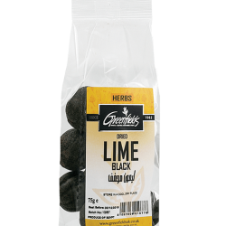 Greenfields sušená černá limetka 75g