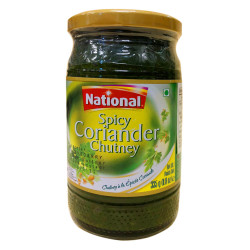 National Koriandr Pikantní Chutney (Spicy Coriander Chutney) 335G