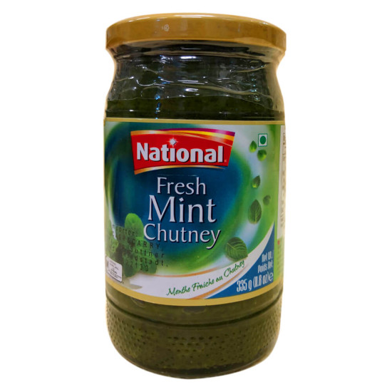 National Čerstvý Máta Chutney (Fresh Mint Chutney) 335G National Čerstvý Máta Chutney (Fresh Mint Chutney) 335G