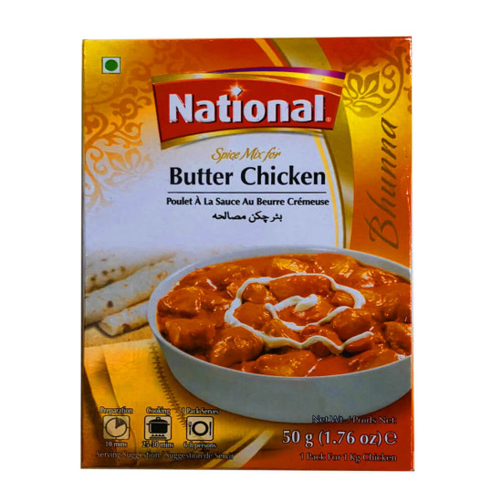 National Butter Chicken Máslové Kuře (50G) National Butter Chicken Máslové Kuře (50G)