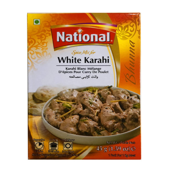 National Karahi Bílé Koření Směs Pro Kuřecí Kari (45G) National Karahi Bílé Koření Směs Pro Kuřecí Kari (45G)