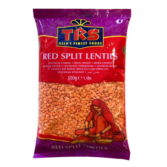 TRS Červená Čočka (Red Split Lentils ) 500G TRS Červená Čočka (Red Split Lentils ) 500G