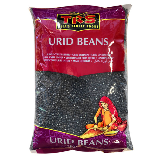 TRS Černé Fazole (Urid Beans) 2KG TRS Černé Fazole (Urid Beans) 2KG