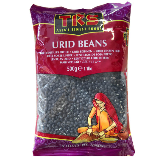 TRS Černé Fazole (Urid Beans) 500G TRS Černé Fazole (Urid Beans) 500G