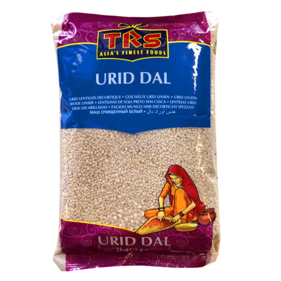 TRS Urid Bílá Čočka loupaná (Urid White Peeled Lentils) 2KG TRS Urid Bílá Čočka loupaná (Urid White Peeled Lentils) 2KG