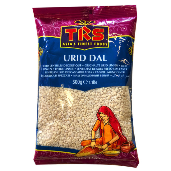 TRS Urid Bílá Čočka loupaná (Urid White Peeled Lentils) 500G TRS Urid Bílá Čočka loupaná (Urid White Peeled Lentils) 500G