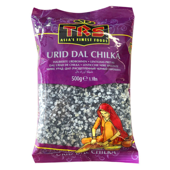TRS Urid Čočka Půlená (Urid Lentils) 500G TRS Urid Čočka Půlená (Urid Lentils) 500G