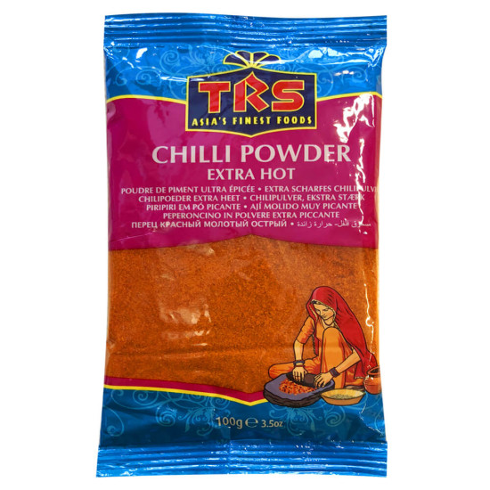 TRS Červené Chilli Prášek (Red Chili Powder Extra Hot ) 100G TRS Červené Chilli Prášek (Red Chili Powder Extra Hot ) 100G