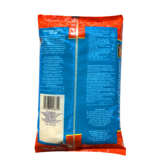TRS Drcené Kokosové (Crushed Coconut ) 1Kg TRS Drcené Kokosové (Crushed Coconut ) 1Kg