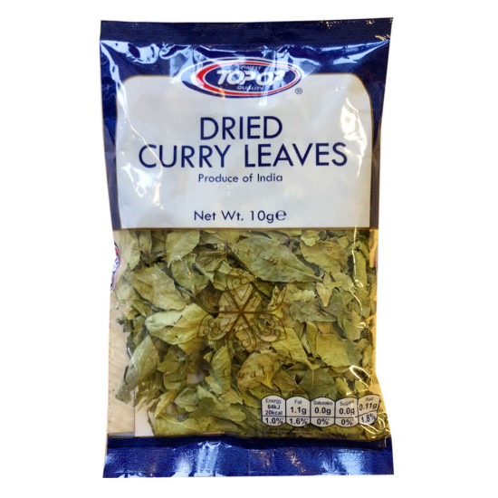 TOPOP Sušené Kari Listy (Dried Curry Leaves) 10G TOPOP Sušené Kari Listy (Dried Curry Leaves) 10G