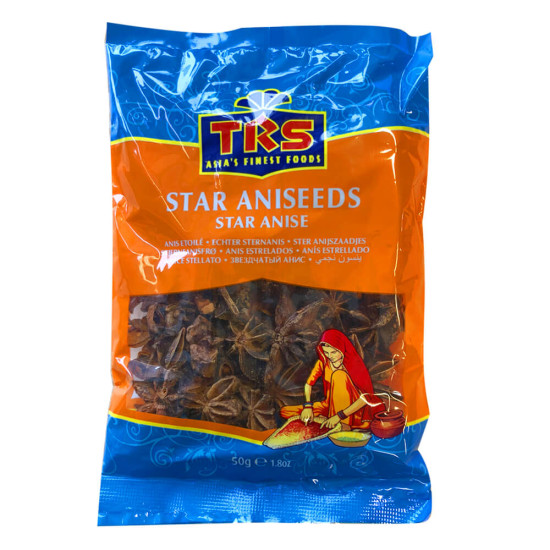 TRS Badyán Celý (Star Anise) 50G (ZBOZI S PROSLOU TRVANLIVOSTI 02-2025) TRS Badyán Celý (Star Anise) 50G (ZBOZI S PROSLOU TRVANLIVOSTI 02-2025)