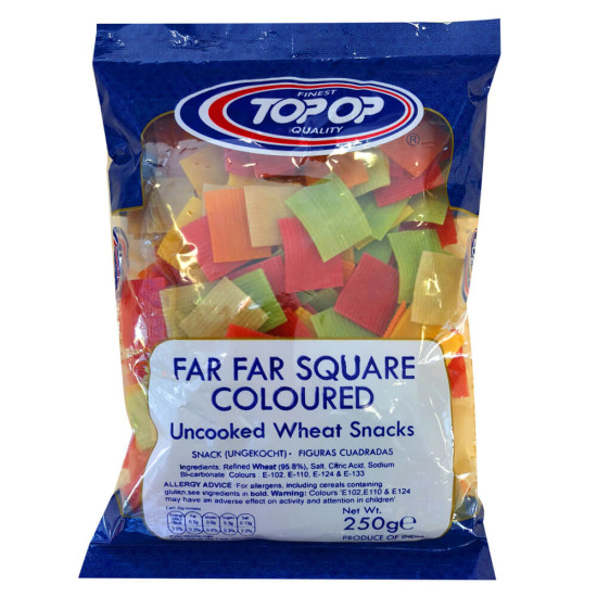 Topop Far Far Square Coloured (Syrový Pšenice Občerstvení) 250G Topop Far Far Square Coloured (Syrový Pšenice Občerstvení) 250G