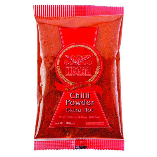 Heera Červené Chilli Prášek (Red Chili Powder Extra Hot ) 100G Heera Červené Chilli Prášek (Red Chili Powder Extra Hot ) 100G