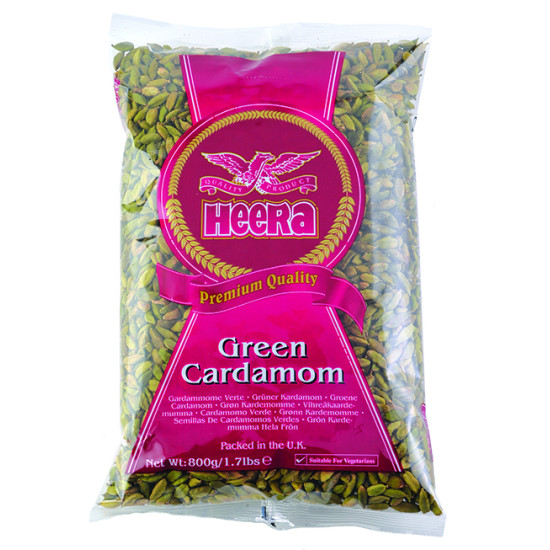 Heera Kardamom Zelený Celý (Green Cardamom Whole) 700G Heera Kardamom Zelený Celý (Green Cardamom Whole) 700G