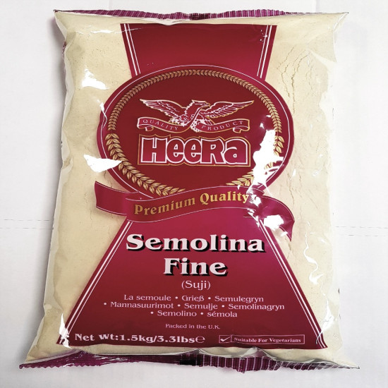 Heera Mouka Semolinová Hladká (Fine Semolina) 375G Heera Mouka Semolinová Hladká (Fine Semolina) 375G