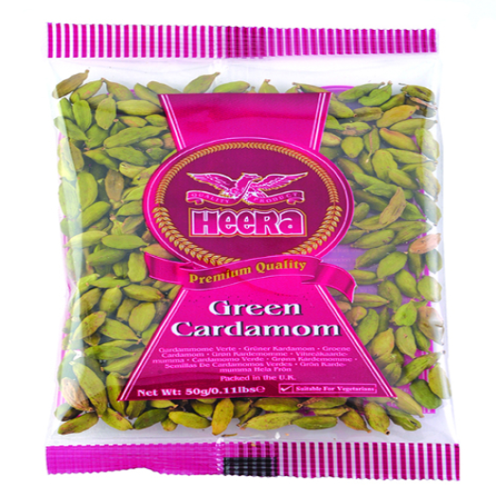 Heera Kardamom Zelený Celý (Green Cardamom Whole) 50G Heera Kardamom Zelený Celý (Green Cardamom Whole) 50G