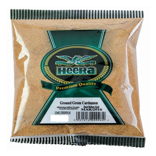 Heera Zelený Kardamomový Prášek (50g) Heera Zelený Kardamomový Prášek (50g)