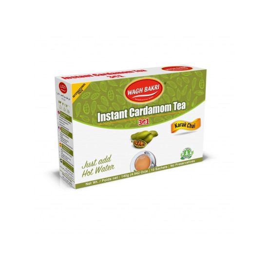 Wagh Bakri Instatní čaj – 3v1 s kardamonem 140G Wagh Bakri Instatní čaj – 3v1 s kardamonem 140G
