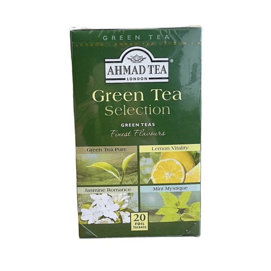 Ahmad Tea Green Tea Selection 20x2G (ZBOZI S PROSLOU TRVANLIVOSTI (18-10-2024) Ahmad Tea Green Tea Selection 20x2G (ZBOZI S PROSLOU TRVANLIVOSTI (18-10-2024)
