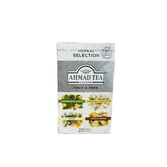 Ahmad Tea Fruit & Herb 20x2G (ZBOZI S PROSLOU TRVANLIVOSTI (04-09-2024) Ahmad Tea Fruit & Herb 20x2G (ZBOZI S PROSLOU TRVANLIVOSTI (04-09-2024)