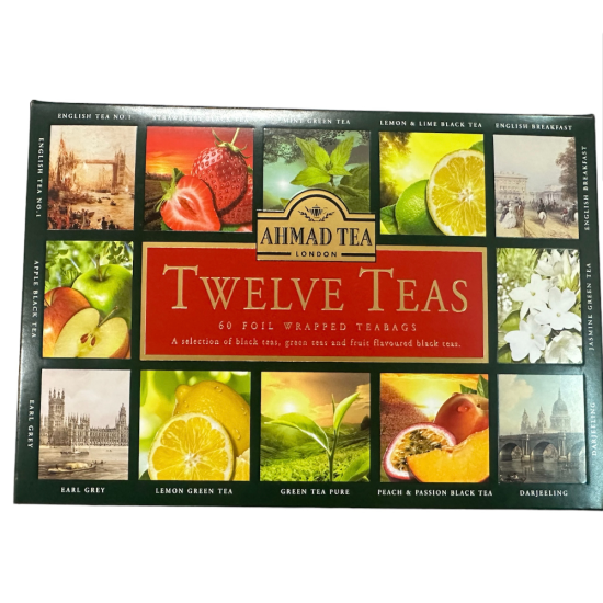 Ahmad Tea Twelve Tea Čaj 60x2g (SPOTŘEBUJTE DO 06-12-2024) Ahmad Tea Twelve Tea Čaj 60x2g (SPOTŘEBUJTE DO 06-12-2024)