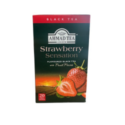  Ahmad Tea Černý čaj s příchutí jahody Strawberry Sensation 20x2 g