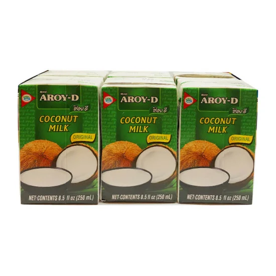 Aroy-D Kokosové Mléko (Coconut Milk) 6 X 250ML Aroy-D Kokosové Mléko (Coconut Milk) 6 X 250ML