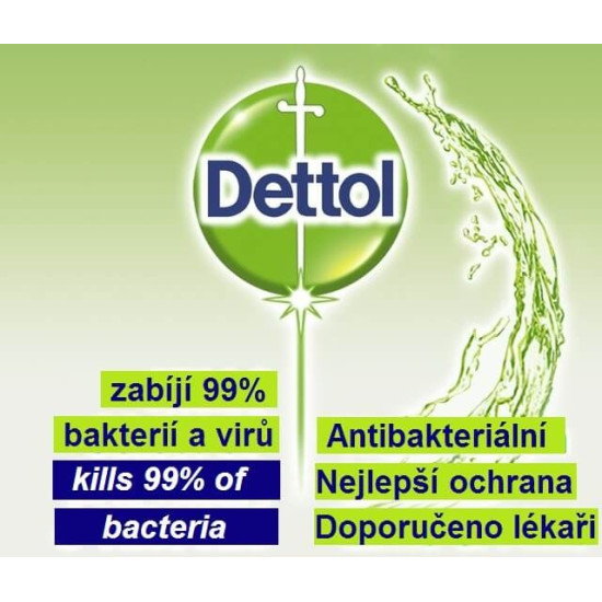 Dettol antibakteriální mýdlo 5X125G Dettol antibakteriální mýdlo 5X125G