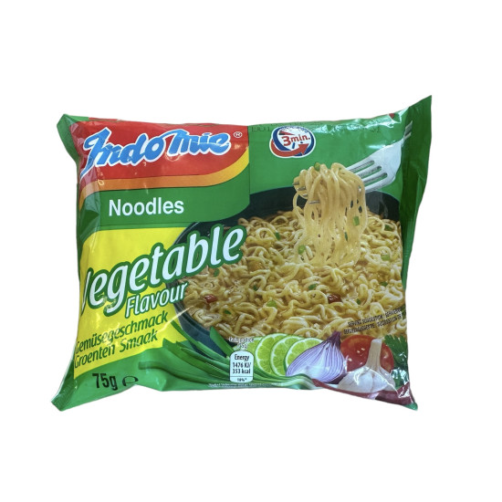 Indomie Instantní nudle se zeleninovou příchutí 75g Indomie Instantní nudle se zeleninovou příchutí 75g