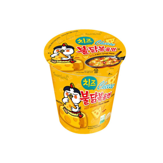 Samyang Buldak Spicy Cheese Ramen 70g – Pálivá chuť s krémovým sýrem Samyang Buldak Spicy Cheese Ramen 70g – Pálivá chuť s krémovým sýrem