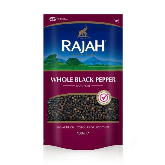 Rajah Celý černý pepř 100g Rajah Celý černý pepř 100g