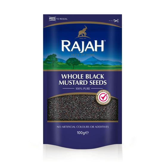 Rajah Semena černé Hořčice 100g Rajah Semena černé Hořčice 100g